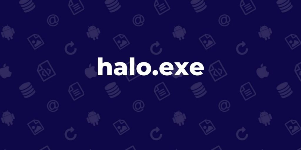Uninstall Halo.exe from your computer. 
 Download the latest version of Halo.exe from a reliable source.