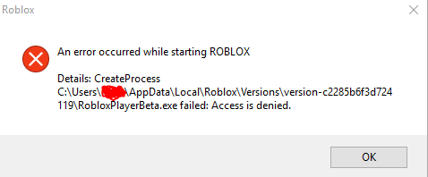 Uninstall RobloxPlayerBeta.exe from your computer.
Go to the official Roblox website and download the latest version of RobloxPlayerBeta.exe.