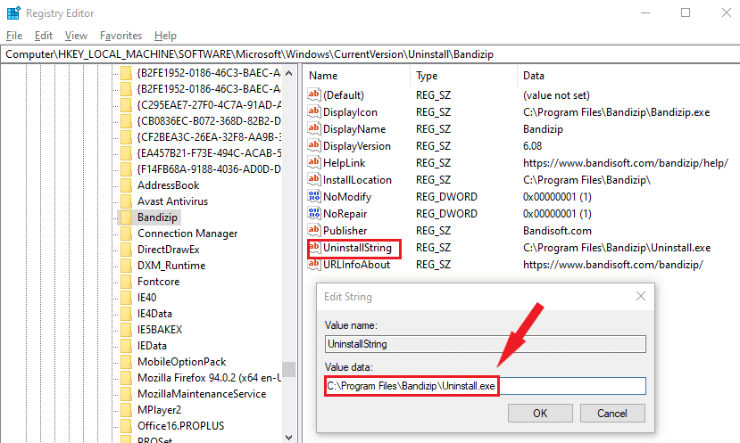 Uninstall strings.exe from the Control Panel
Delete any leftover files and folders related to strings.exe