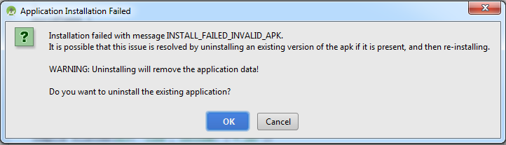 Uninstall the application that is causing the error.
Download the latest version of the application from the official website.