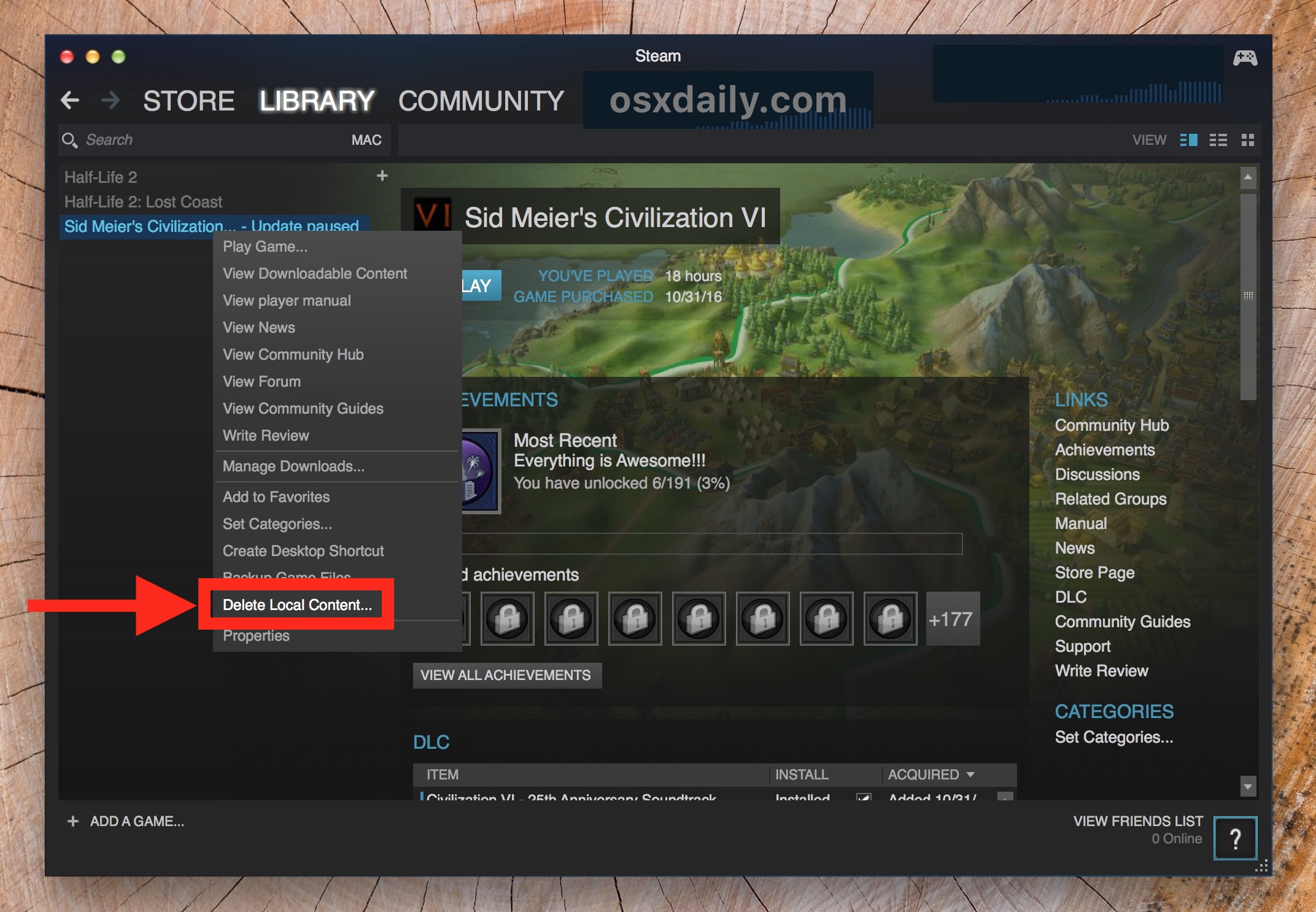 Uninstall the game from your computer through the Control Panel or by right-clicking the game in your Steam library and selecting "Delete Local Content."
Download and install the game again.