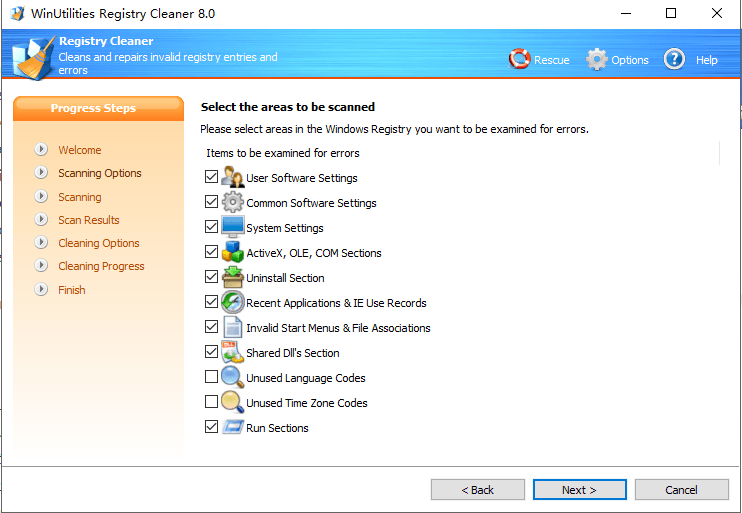 Use a reliable registry cleaner tool.
Scan and repair any registry errors or invalid entries.