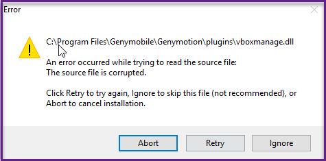 Verify that the downloaded strings.exe file is complete and not corrupted.
If the file is corrupted, delete it and download it again from a trusted source.