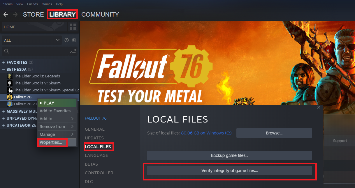 Verify the game files integrity through Steam or the game launcher.
Check if there are any available game patches or updates.
