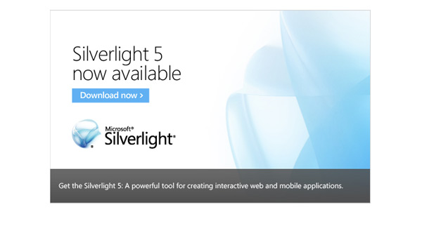 Visit the official Microsoft Silverlight website
Download the latest version of Microsoft Silverlight