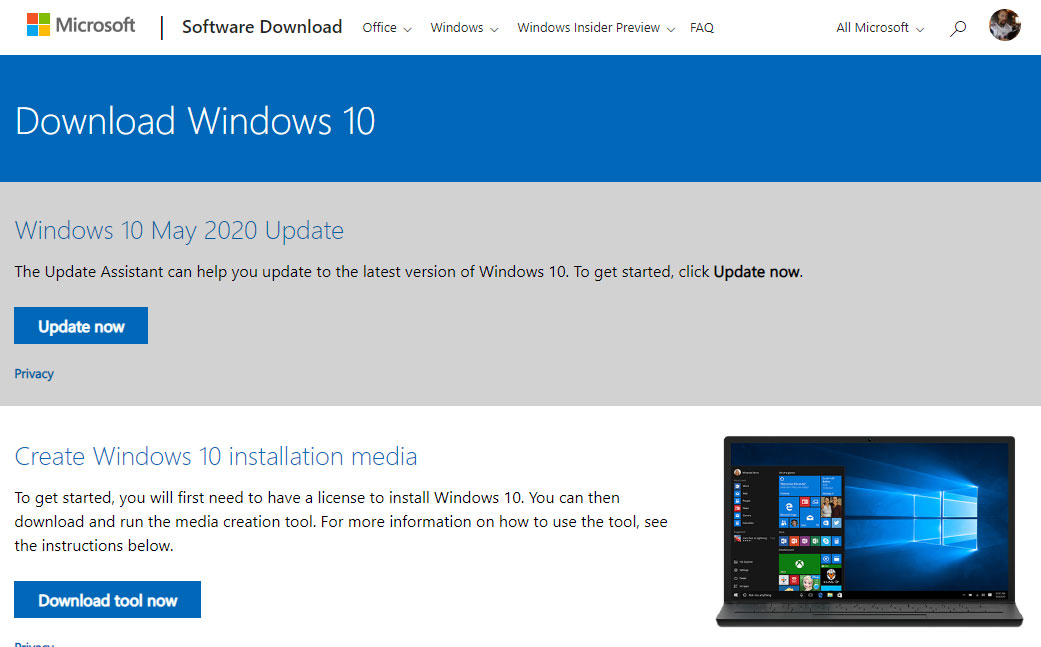 Visit the official Windows Update Troubleshooter webpage.
Click on the Download button to download the troubleshooter.