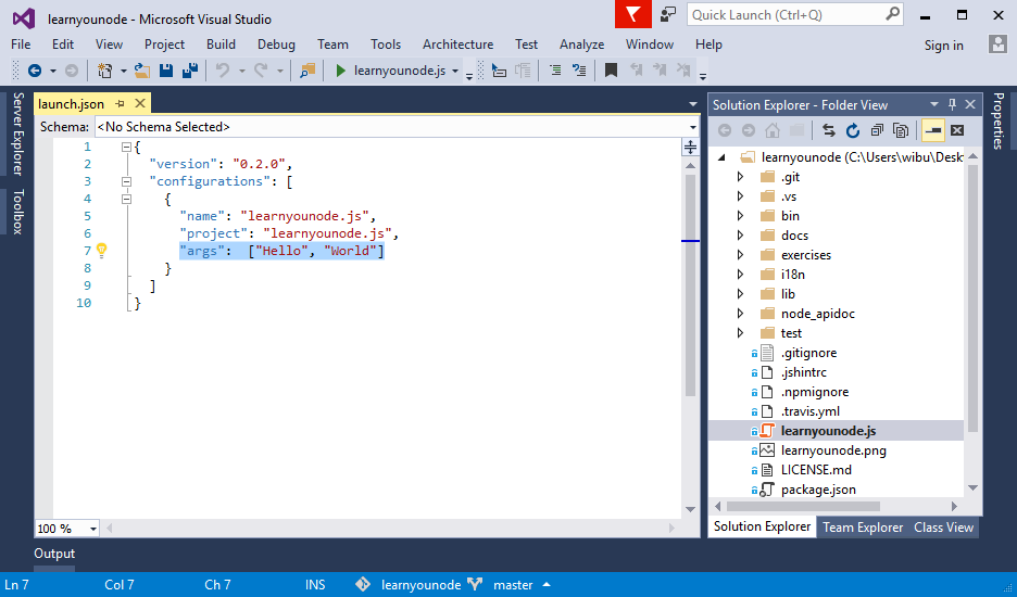Visual Studio icon or Visual Studio file directory