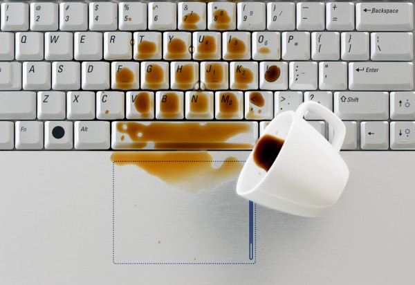 When your computer crashes while you're working on an important project.
When you spill coffee on your keyboard and it stops working.