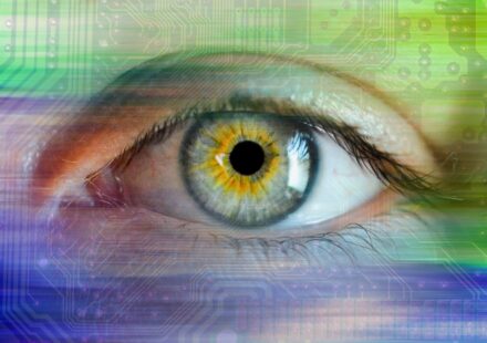 abstract digital security concept