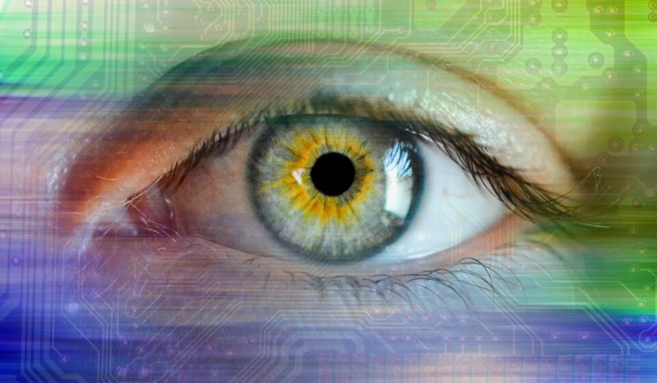 abstract digital security concept