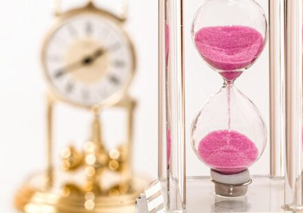 clock showing minutes