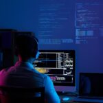 developer debugging code