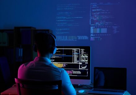 developer debugging code