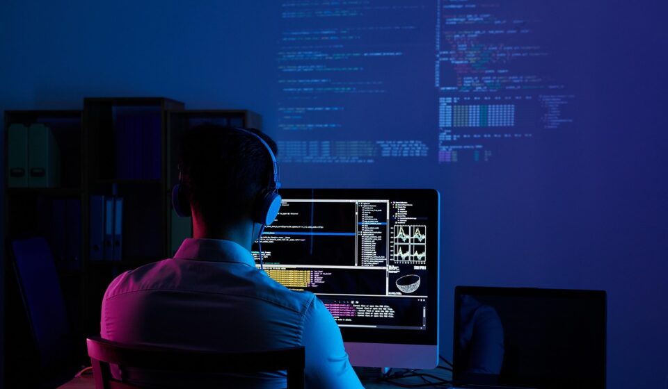 developer debugging code