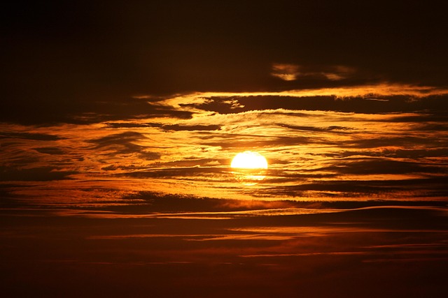 Diagram showing sun setting below horizon, indicating start of Maghrib prayer time (maghrib time nyc)