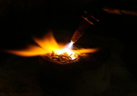 heat stained metal colors