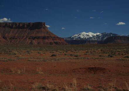 New Mexico landscape clock