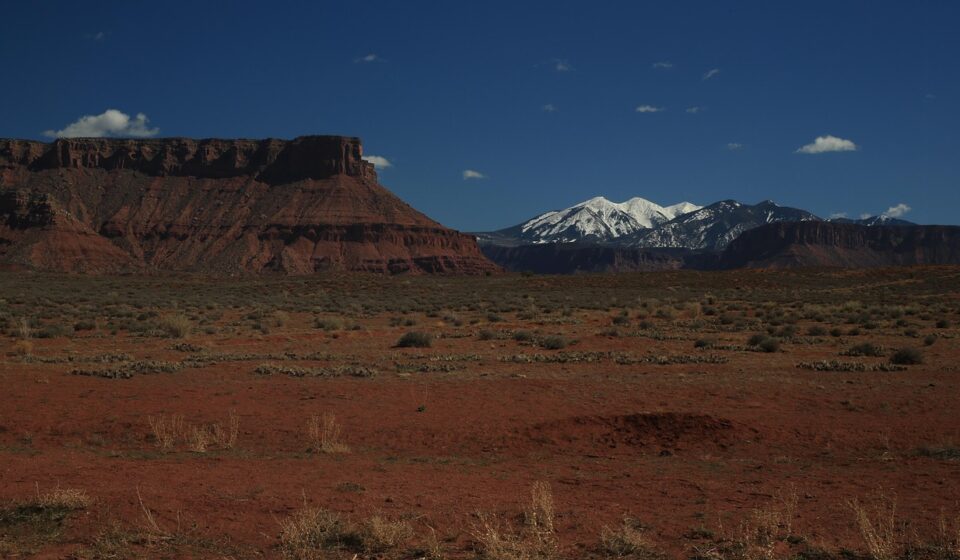 New Mexico landscape clock