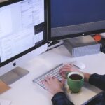 computer monitor shadow