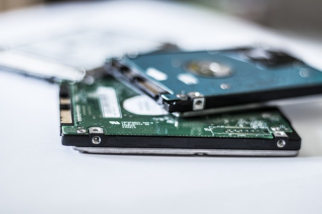 A stack of 2.5-inch hard drives or solid state drives