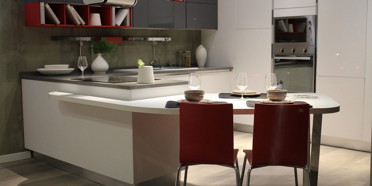 modern kitchen latte machine