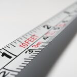 ruler showing 12cm and inches